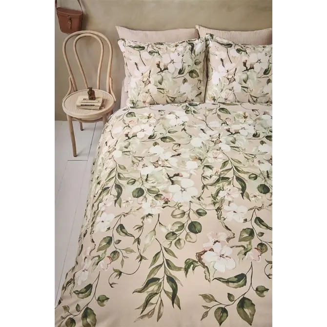 Ariande at Home - Housse de couette Autumn Blossom - Sable 200 x 200/220 cm