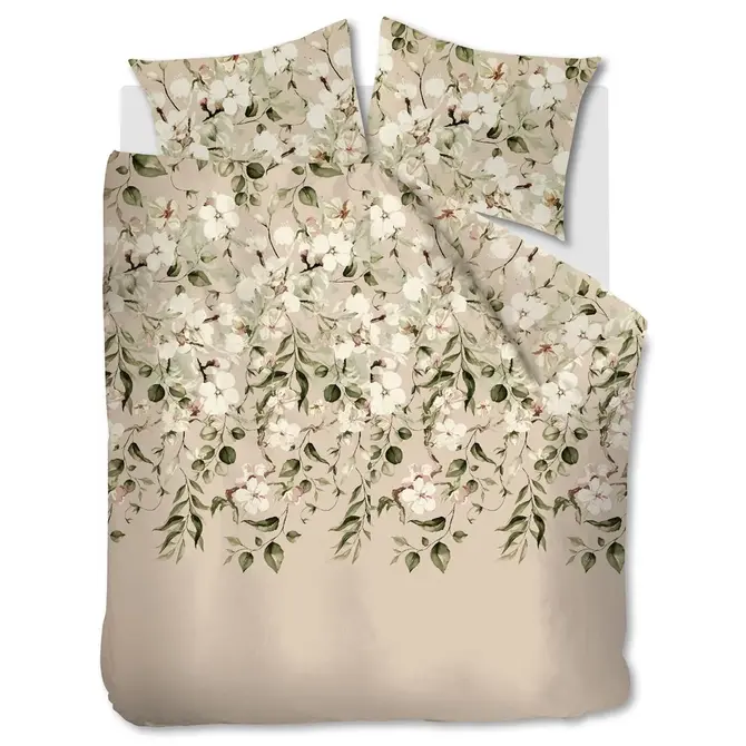 Ariande at Home - Housse de couette Autumn Blossom - Sable 200 x 200/220 cm
