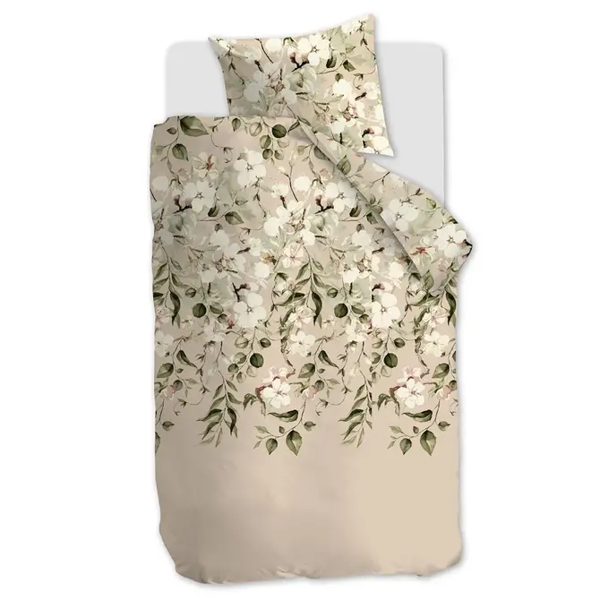 Ariande at Home - Housse de couette Autumn Blossom - Sable 200 x 200/220 cm