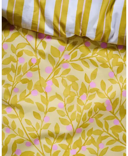 Covers & Co Petite berry Dekbedovertrek Lemon yellow 140x200/220