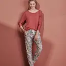 Essenza Essenza Donna Uni Top 3/4 sleeve M Marsala