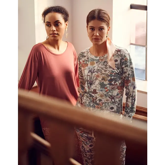 Essenza Donna Uni Top 3/4 sleeve M Marsala