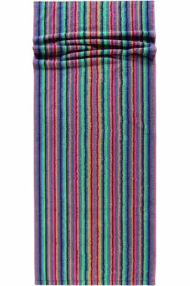 Cawo Lifestyle Streifen Saunahanddoek 7048 Multi-84 70x180