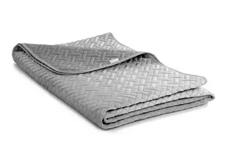 Yellow Audrey Bedsprei 180x260 Ash Grey