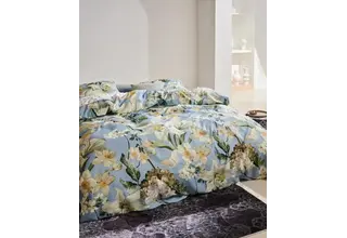 Essenza Rosalee  dekbedovertrek Iceblue 2p set 200x220
