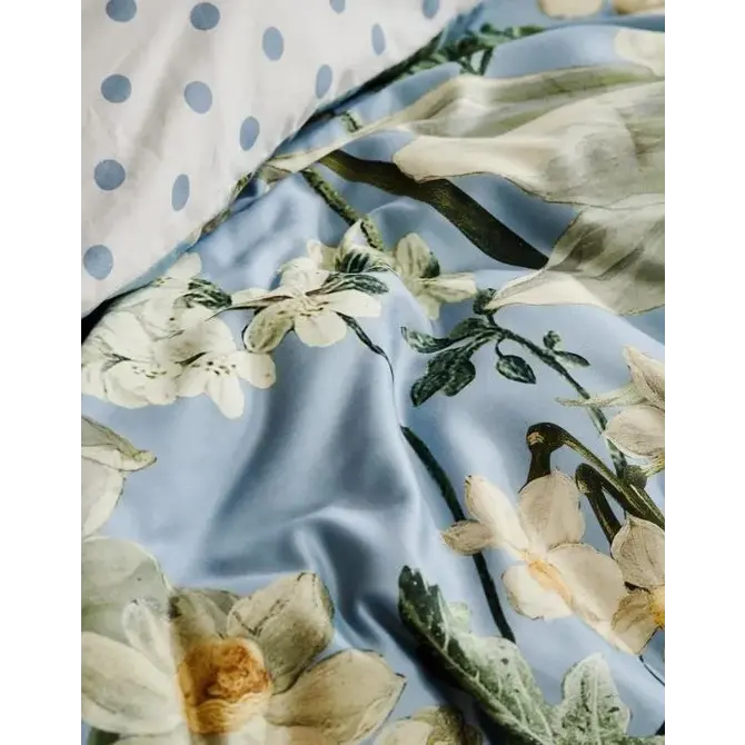 Essenza Rosalee housse de couette Iceblue 2p set 200x220 Essenza Rosalee housse de couette Iceblue 2p set 200x220