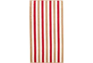 Cawö Coast  Douchelaken rot/natur 70/140