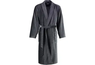 Cawö Peignoir homme à col châle 1716 anthrazit 52