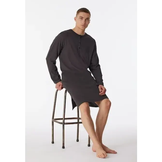 Chemise de nuit Schiesser 1/1 anthracite 180264 50/M