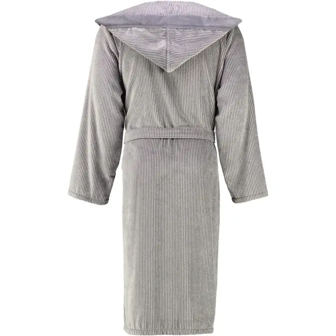 Cawö Peignoir à capuche pour hommes 5841 Stein 52 Cawö Peignoir à capuche pour hommes 5841 Stein 52