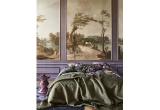 Essenza Leila housse de couette Forest green 2p set 200x220