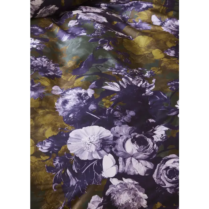 Essenza Leila  dekbedovertrek Forest green 2p set 200x220