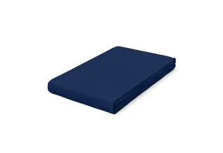 Schlafgut Pure Jersey Hoeslaken M - 120x200 - 130x220 570 Blue Deep