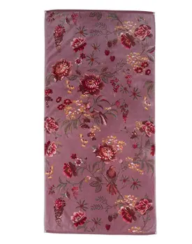 Pip Studio Secret Garden Douchelaken  Mauve 70x140 cm