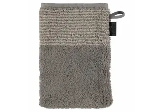 Cawo Gant de toilette bicolore Graphite 16x22
