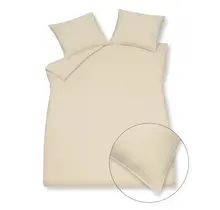 Vandyck Washed Cotton Dekbedovertrek Cream Tan 240x200/220