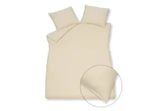 Vandyck Washed Cotton Dekbedovertrek Cream Tan 240x200/220