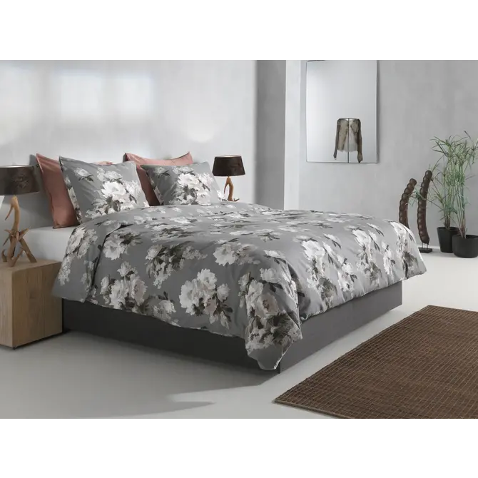 Zo! Home Ella Dekbedovertrek 140x200/220 Grey