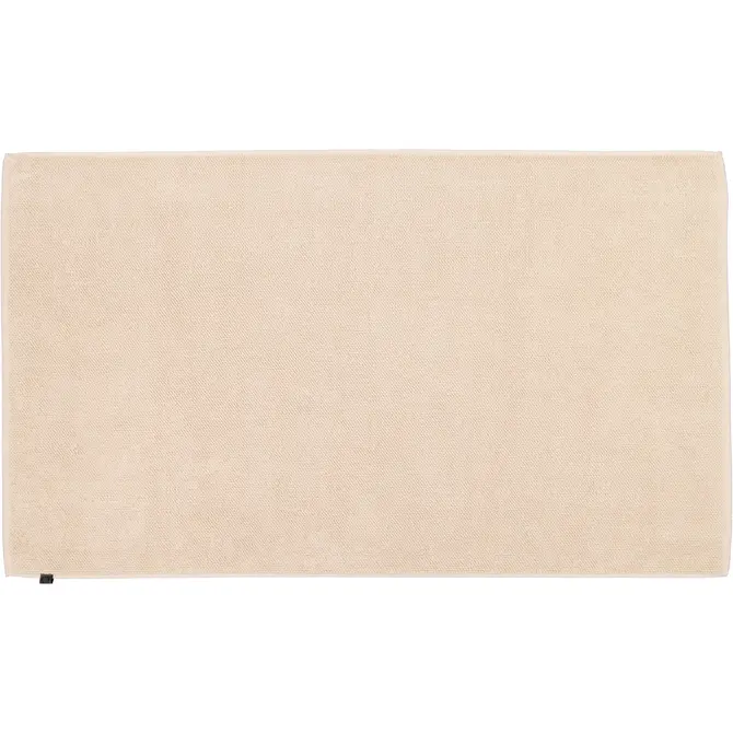 Cawö Tapis de bain (noué à la main) 1007 uni beige 70/120