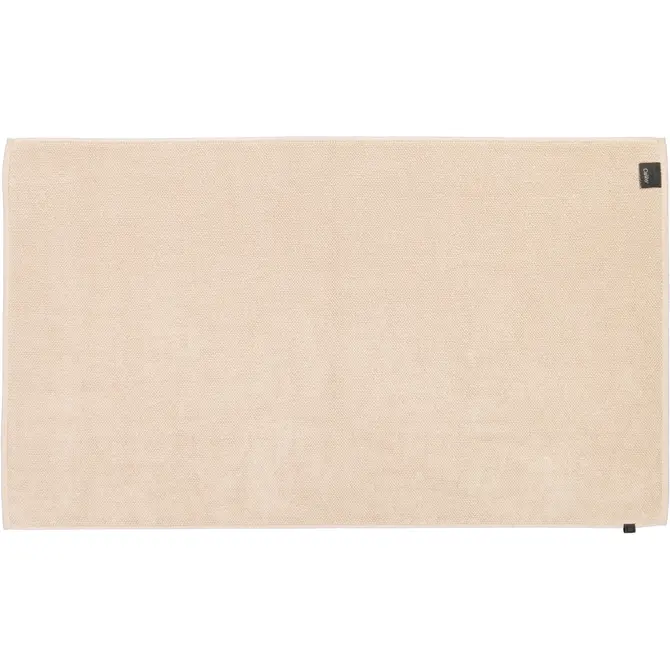 Cawö Tapis de bain (noué à la main) 1007 uni beige 70/120