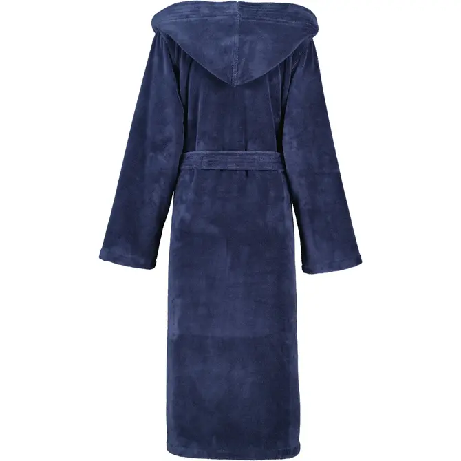 Cawö Badjas met capuchon 830 Doubleface  marine 32/34