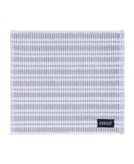 DDDDD vaatdoek Stripe light grey 30 x 30 cm