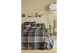 Beddinghouse Brett Housse de couette Grey 200x200/220 cm