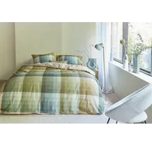 Beddinghouse Dekbedovertrek Dorian Grey Green 200x200/220 cm