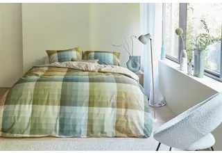 Beddinghouse Dekbedovertrek Dorian Grey Green 200x200/220 cm