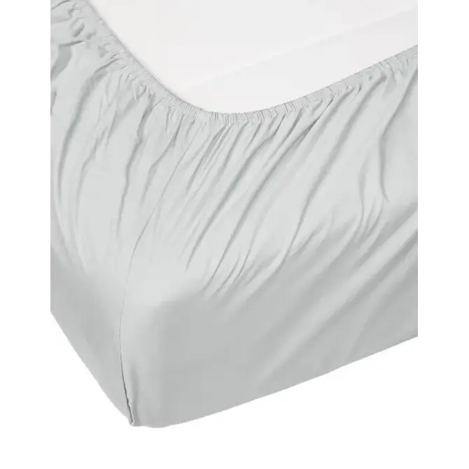 Drap-housse Essenza Minte 180x200 Gris