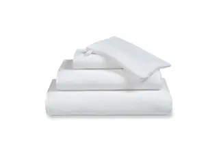 Vandyck Verona Plain Douchelaken 70x140 white