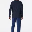 Schiesser Schiesser Pyjama long bleu nuit 180251 48/S