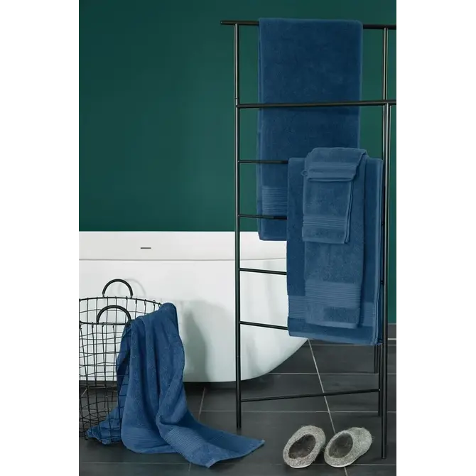 Beddinghouse Sheer Guest towel Dark Blue 30x50 cm