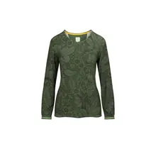 Pip Studio Trice Long Sleeve Top Casa dei Fiori Green S