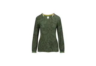 Pip Studio Trice Long Sleeve Top Casa dei Fiori Green S