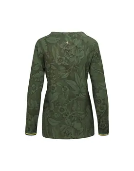 Pip Studio Trice Long Sleeve Top Casa dei Fiori Green S