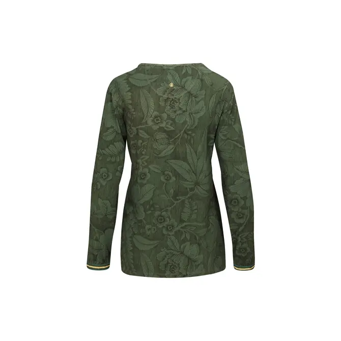 Pip Studio Trice Long Sleeve Top Casa dei Fiori Green S Pip Studio Trice Long Sleeve Top Casa dei Fiori Green S