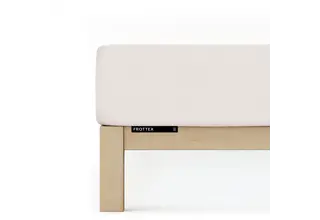 Schlafgut Badstof Hoeslaken S - 90x190 - 100x200 744 Sand Light