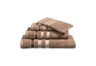 Vandyck Prestige Lines Fudge Serviette de toilette 40x60