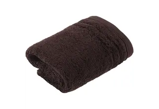 Vossen Face Cloth Vienna Style Supersoft Dark Brown 30x30