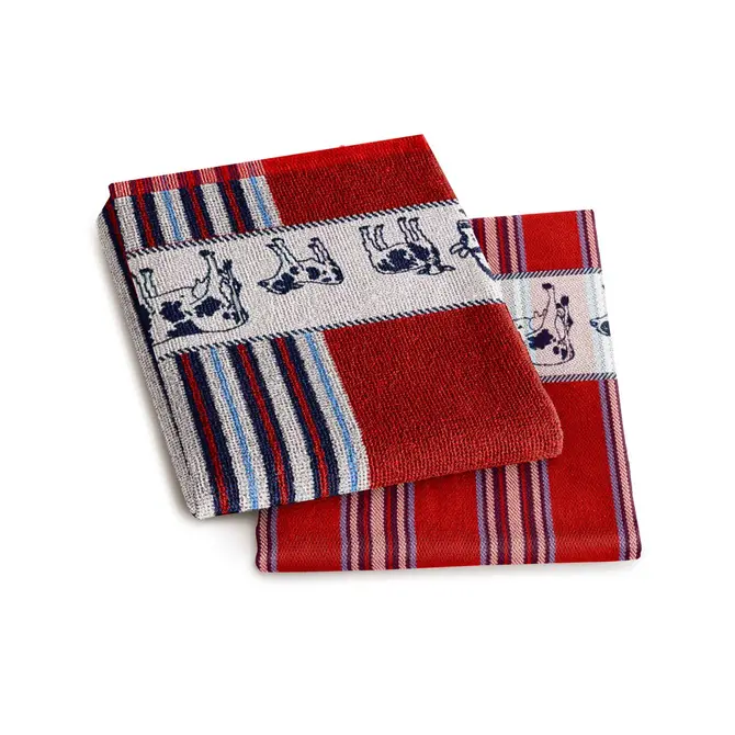 DDDDD keukendoek friesian 50x55 red