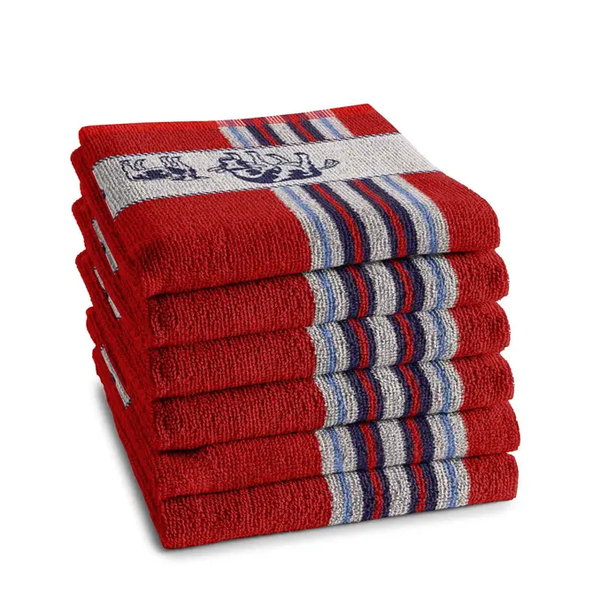 DDDDD essuie-tout frison 50x55 rouge