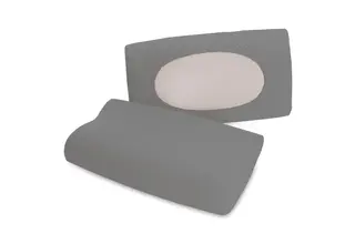 Schlafgut Pure flexible Kussensloop S-XL 128 Grey Mid