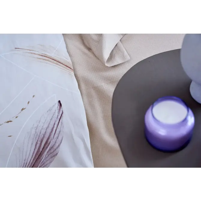 Vandyck LIGHT FEATHER 2-persoons (200x200/220) cream tan