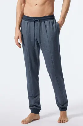 Schiesser Long Pants bleu foncé 178154 52/L