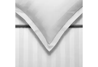 Vandyck PURITY 86 STRIPE 1-persoons (140x200/220) white