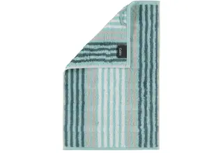 Cawö Noblesse Seasons Gastendoekje Streifen - mint - 30x50