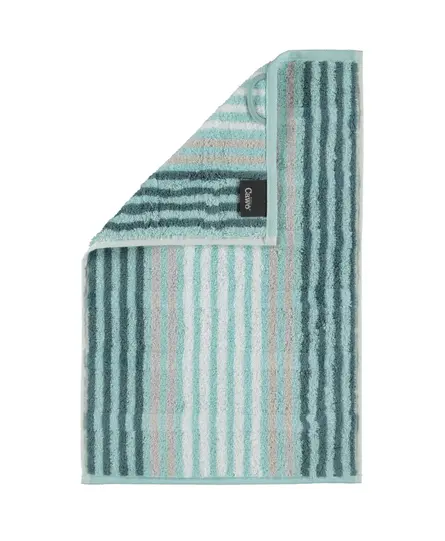 Cawö Noblesse Seasons Gastendoekje Streifen - mint - 30x50