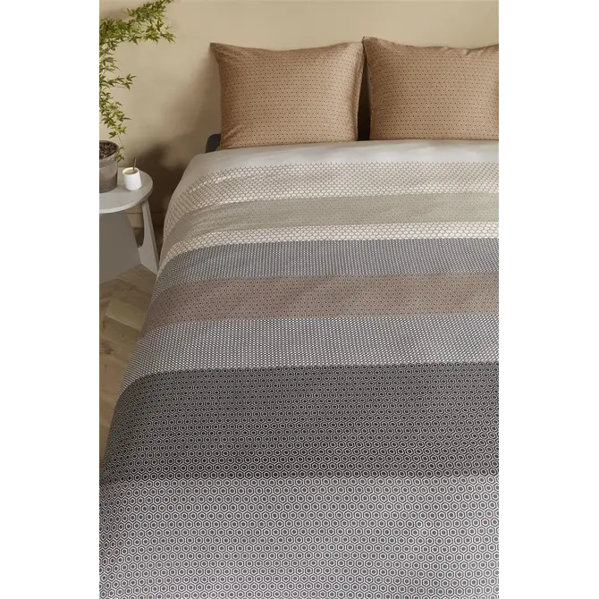 Beddinghouse Housse de couette Theo Sand 200x200/220 cm Beddinghouse Housse de couette Theo Sand 200x200/220 cm