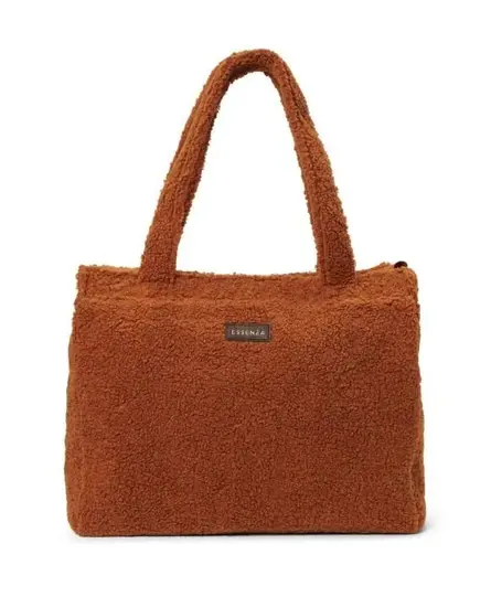 Essenza Peyton Teddy Shoulder Bag L: 42 - W: 12,5 - H: 35 Leather brown